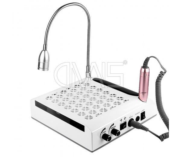 All-in-One Estetista Fresa Aspiratore Lampada Led Set Punte