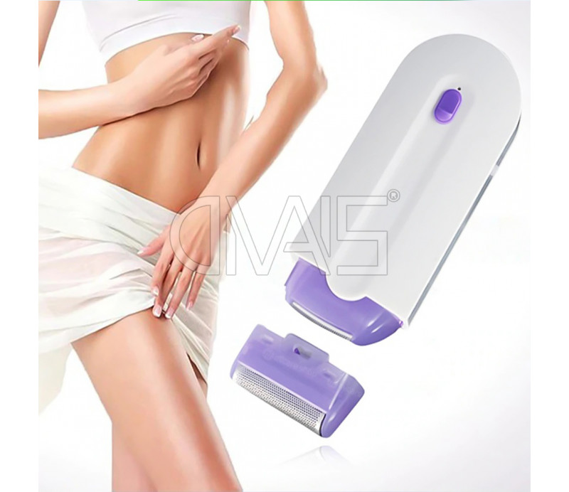 Depilatore elettrico donna con diodi led ricaricabile