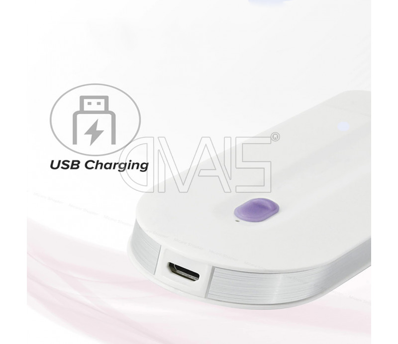 Depilatore elettrico donna con diodi led ricaricabile