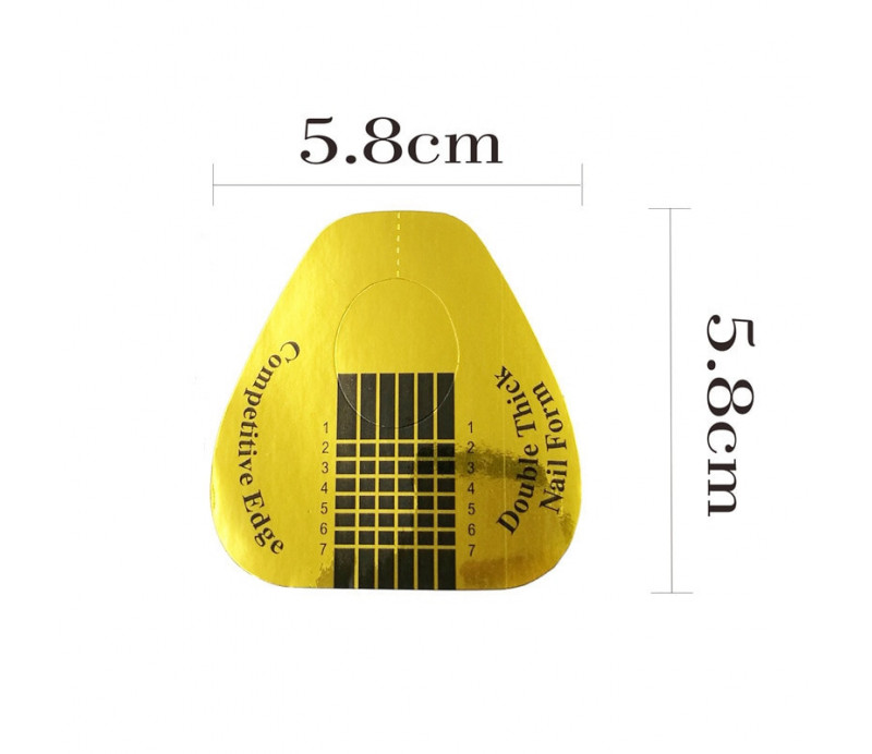 Cartine Nail Ovoidali 500pz