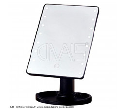 Specchio makeup da scrivania 16 led 2