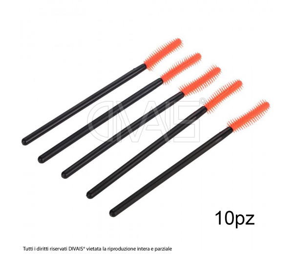 Pettine ciglia in silicone 10pz