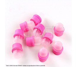 Cappucci rimuovi smalto 10pz