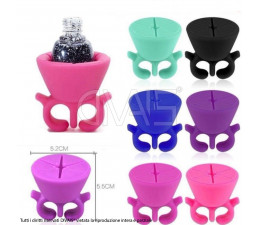 Porta smalto da mano in silicone