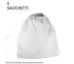 Sacchetti Per Aspiratori singola ventola 5pz
