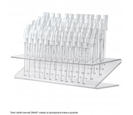 Espositore 64 tips trasparente