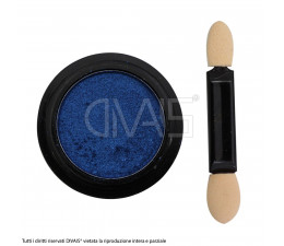 Polvere effetto specchio per unghie Blue