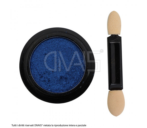 Polvere effetto specchio per unghie Blue