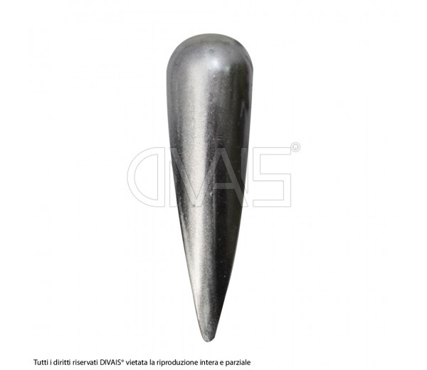 Polvere effetto specchio per unghie Silver