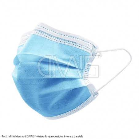 Mascherina Chirurgica Azzurra 50pz