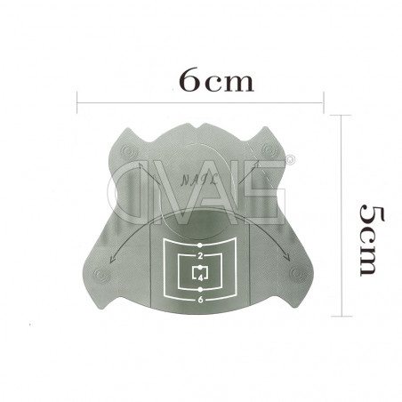 Cartine Nail Mosquito Grey 500pz