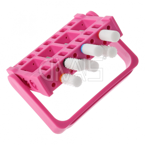 Porta Punte Nail 16 posti Rosa