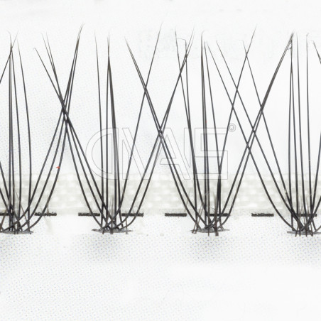 Ciglia finte a ciuffetti 12mm