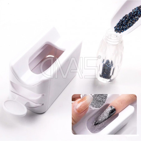 Raccoglitore glitter polveri unghie
