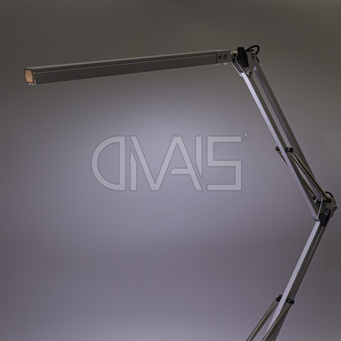 Lampada Tavolo Led Con Base e Morsetto Ultralight