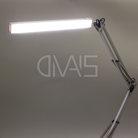 Lampada Tavolo Led Con Base e Morsetto Ultralight