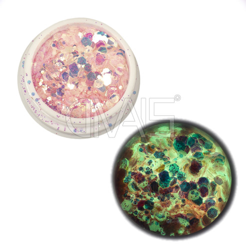 Pacchetto Decorazioni Strass Fluo Nail Night Effect