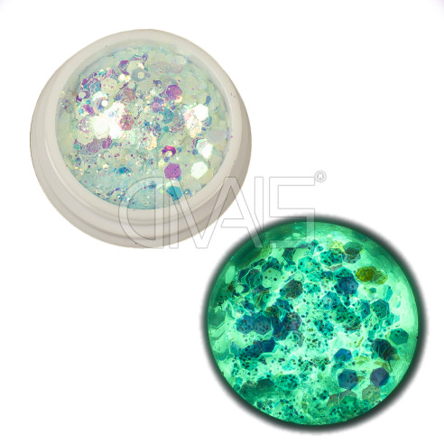 Pacchetto Decorazioni Strass Fluo Nail Night Effect