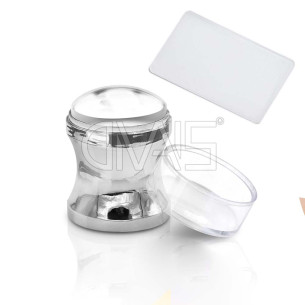 Timbro e Spatola per Stamping In acciaio Grigio Opaco