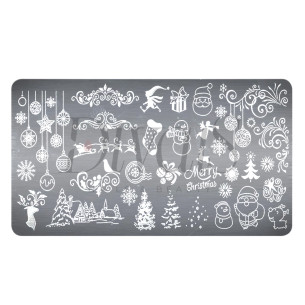 Piastra Stamping Xmas 5