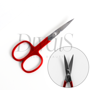 Forbicine Manicure Punta Fine e Manico Rosso