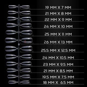 Tips Fullcover In Gel Mandorla Trasparente 2