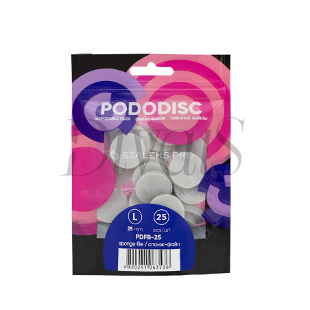 Dischi Spugne PODODISC STALEKES PRO misura L 25pz