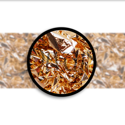 Mix Foglie Metalli Per Decorazione Unghie