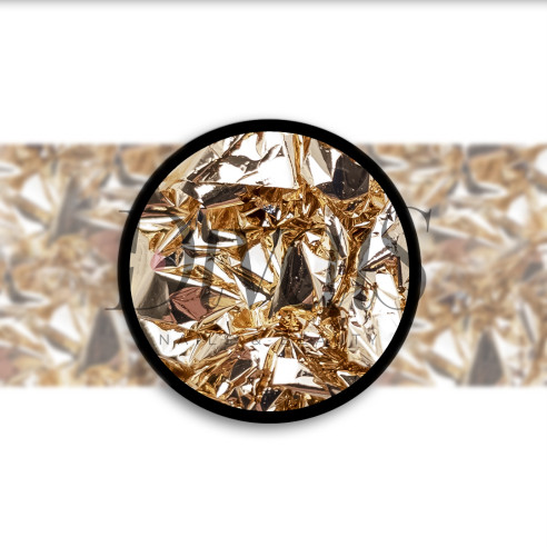 Mix Foglie Metalli Per Decorazione Unghie