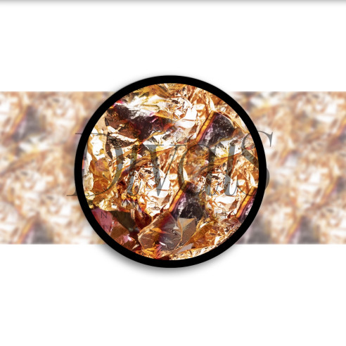 Mix Foglie Metalli Per Decorazione Unghie