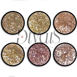 Mix Micro Glitter Per Decorazione Unghie