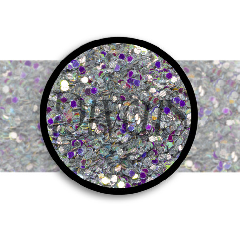 Mix Micro Pailettes Grey Per Decorazione Unghie