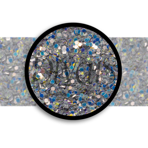 Mix Micro Pailettes Grey Per Decorazione Unghie