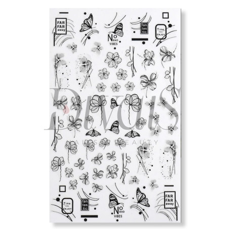 Stickers Nails  F864