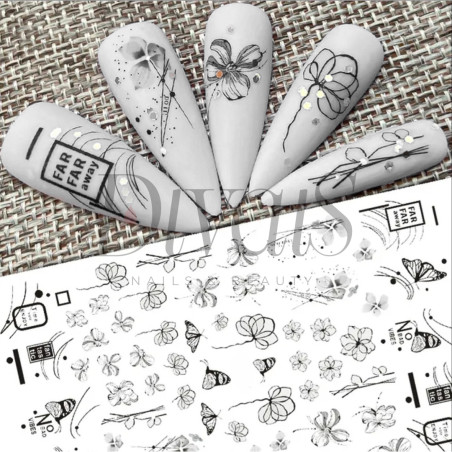 Stickers Nails  F864