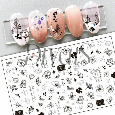 Stickers Nails  F807