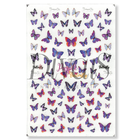 Stickers Nails 5D Butterfly