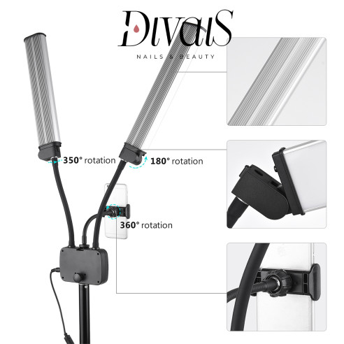 Lampada Professionale 45w con doppia sorgente led