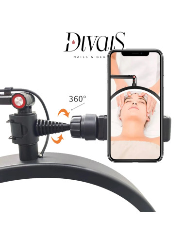 Lampada Moon Curva con Morsetto