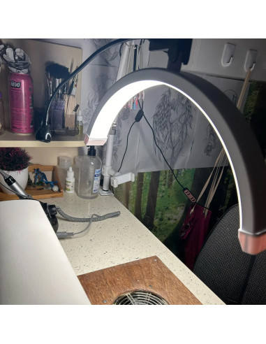 Lampada Moon Curva con Morsetto