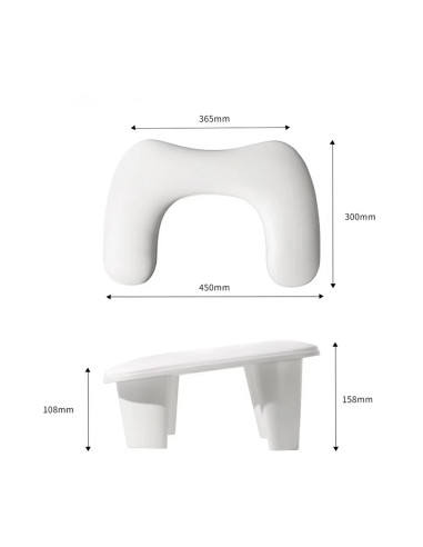 Poggiabraccio Con Cuscino Ultramorbido in Similpelle