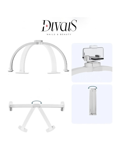 Lampada Da Tavolo Curva Moon Light Pieghevole