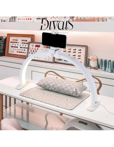 Lampada Da Tavolo Curva Moon Light Pieghevole