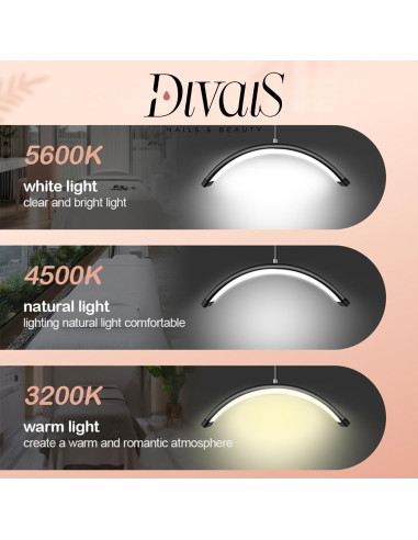 Lampada Da Pavimento Curva Moon Light Led Professionale