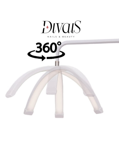 Lampada Da Pavimento Curva Moon Light Led Professionale