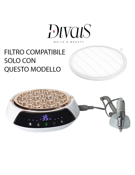 Filtro Tondo per Aspiratore e Fresa 2in1
