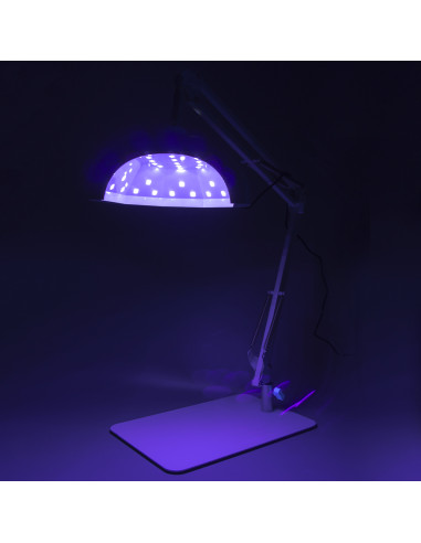 Lampada Uv-Led 48w per pedicure con base e stativo regolabile