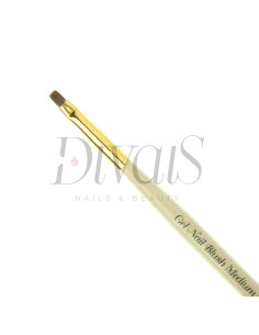 Pennello Nail Art Punta Flat Medium 4