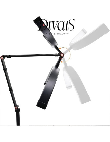 Lampada Da Pavimento Moon con Stativo Pieghevole