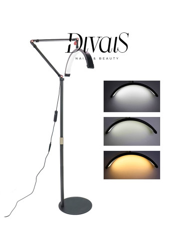 Lampada Da Pavimento Moon con Stativo Pieghevole